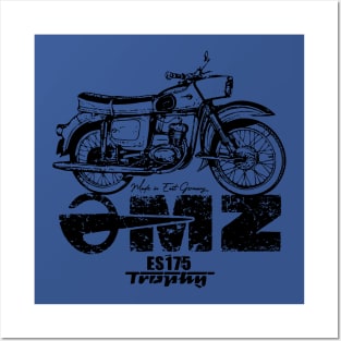 Es 175 Classic Motorcycle Posters and Art